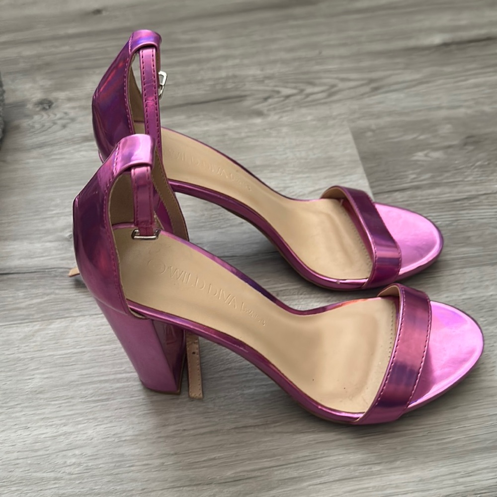 Purple wild diva heels